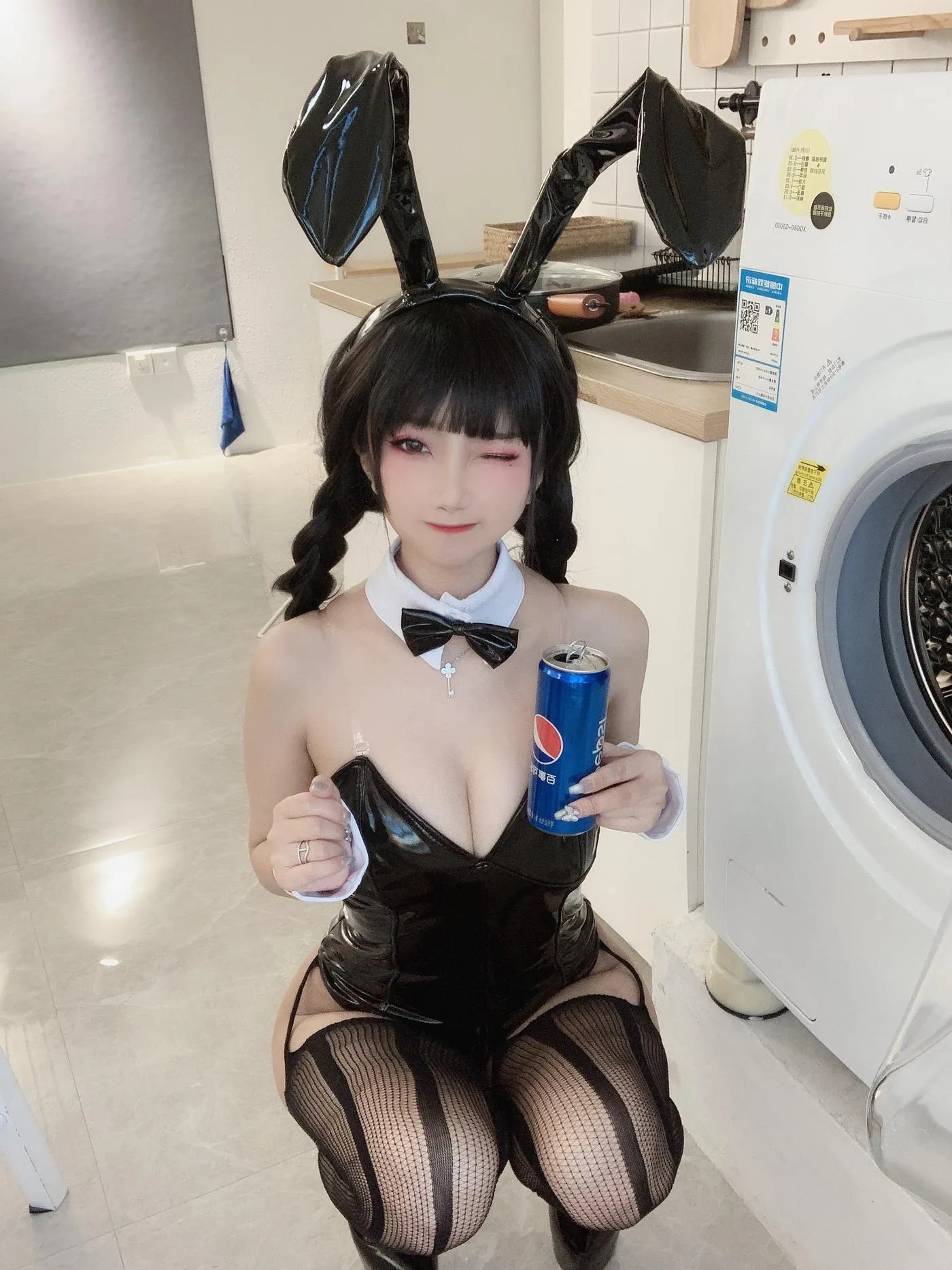 鬼畜瑶在不在w – NO.48 黑色兔女郎 [40P]插图5